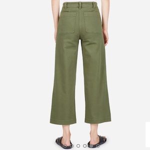 The Wide Leg Crop Pant in Surplus